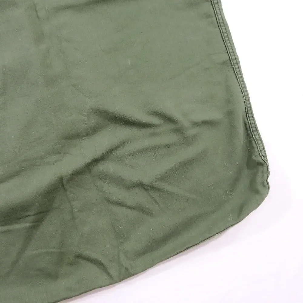 Army Cotton Sateen Military Vintage Laundry Bag 31 X 22 Drawstring US Stamp 60s